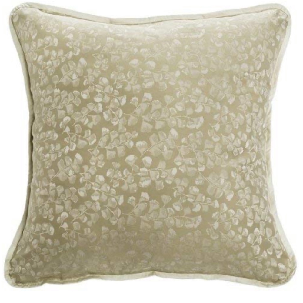 Barbara Barry Dream Fern Canopy aloe European sham